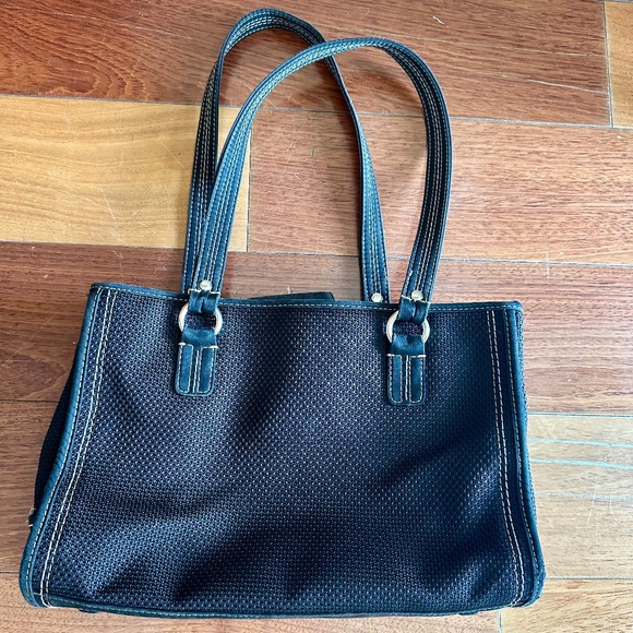 SAK Black Woven Shoulder Bag - Picture 1 of 6